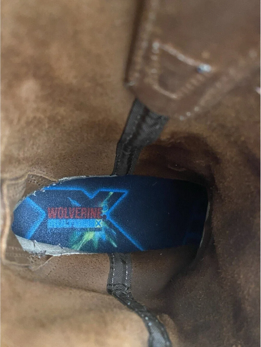 Wolverine MultiShox Men's Size 10 M Brown Leather Work Boots - Y2K